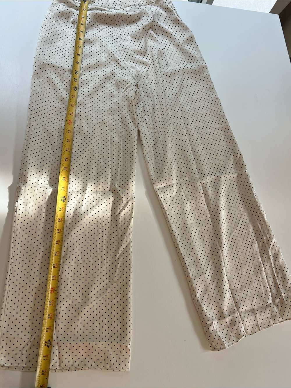 Love Bonito Cream Polka Dot Wide Leg Pants